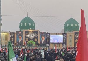 وداع ملت با قائد شهید امت در مسجد مقدس جمکران