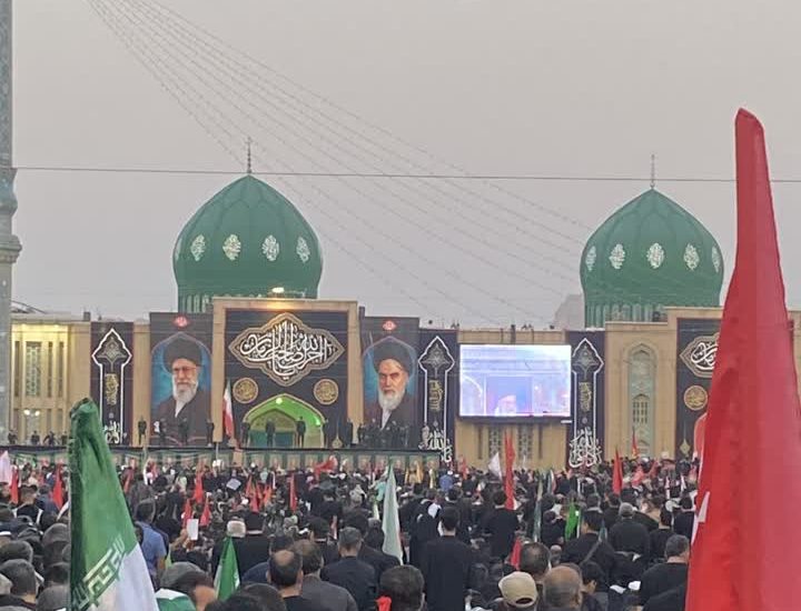 وداع ملت با قائد شهید امت در مسجد مقدس جمکران