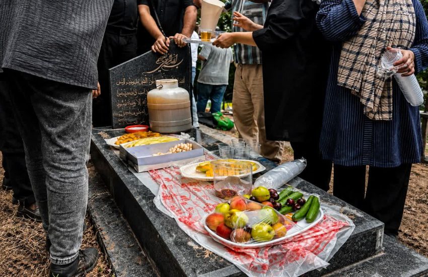 آئین سنتی عید مردگان(مِردِه پِلا) در روستای اقمشهد از بخش کلیجان‌رستاق شهرستان ساری